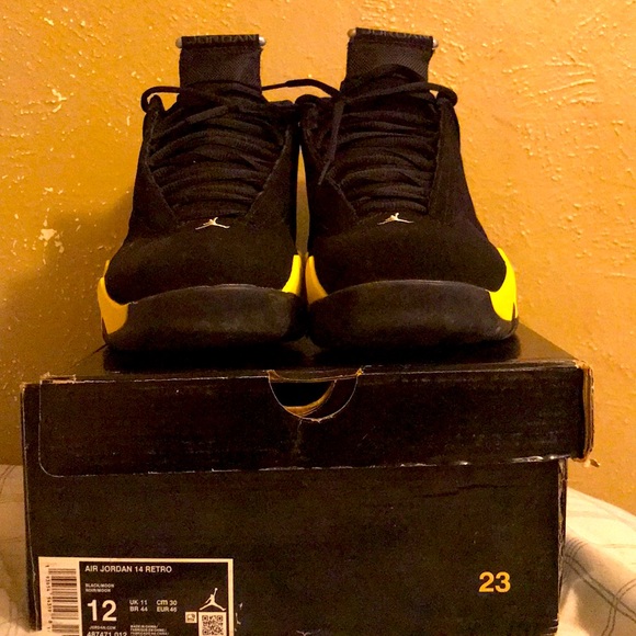 AIR JORDAN 14 RETRO THUNDER - Picture 2 of 3